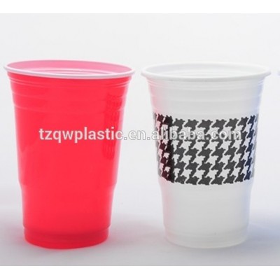 18oz Plastic disposable cup for water drinking