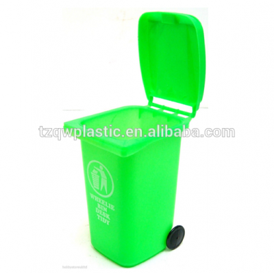 Wheelie Bin Pen Pot Novelty Desk Tidy Mini Desktop Organiser Pen Pot Holder (Green Wheelie Bin Desk Tidy)