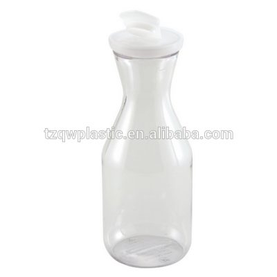 Winco Plastic Decanter with Lid, 1-Liter