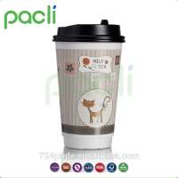 Hot drink paper coffee cups polystyrene cups