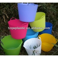 PE Plastic cloth storage buckets,garden water bucket