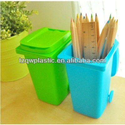 Office used Plastic Mini Desk Wheelie Bin,Pen Holder,desk tidy