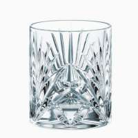 OU lead free crystal glass with diamond stone whisky glass cup for bar