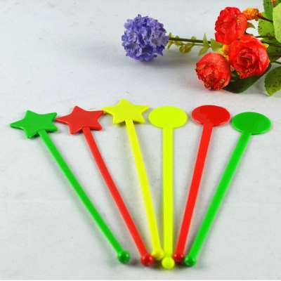 Star disposable plastic coffee stirrer/cocktail stirrer/drink stirrers