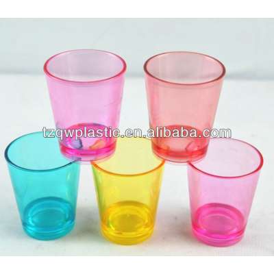 2015 high quality 2oz plastic shot glass for promotion