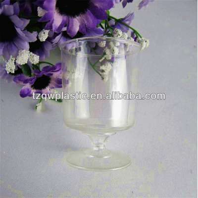 Custom Imprinted Plastic disposable wine glass for bar party