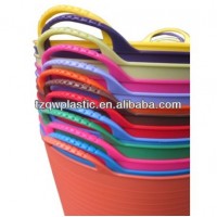 Cheap Hand-Hold Plastic Flexible Garden Buckets for Planting