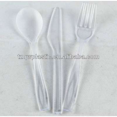 Airline Disposable Plastic cutlery set,made of plastic PS