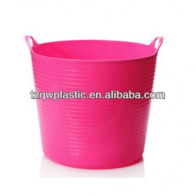 Hot-sell 42L Plastic cloth storage buckets,garden water bucket