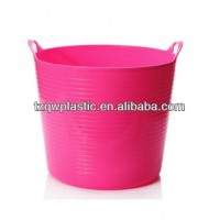 Hot-sell 42L Plastic cloth storage buckets,garden water bucket