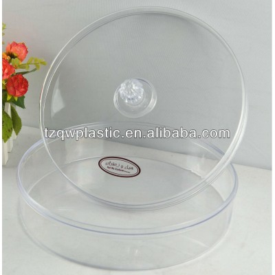 Transparent Plastic Cake food container with lids