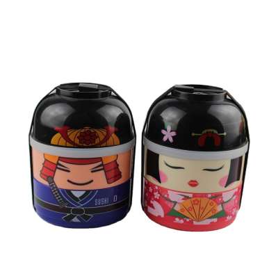 JapanBargain Japanese Geisha Doll Lunch Bento Boxes